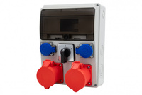 F-ELEKTRO F3.2604  Rozdzielnica LAGO 11M g/p 2x32/5, 2x230V, L/P(32A)
