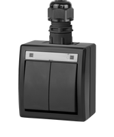 AQUANT 2K łącznik natynkowy świecznikowy