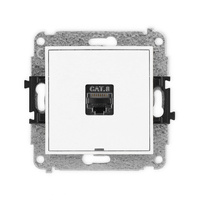 KARLIK MINI MGKBO-11  Gniazdo komputerowe pojedyńcze  1xRJ45