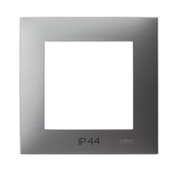 OSPEL SZAFIR RH-1Z/70 Ramka pojedyncza do łączników IP-44 szary