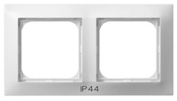OSPEL IMPRESJA RH-2Y/00 Ramka podwójna do łączników IP-44 biały