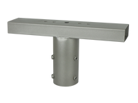 Uchwyt naświetlacza do składanego słupa oświetleniowego szary