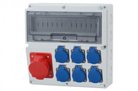 F-ELEKTRO F3.1027  Rozdzielnica LAGO 14M 16/5, 6x230V