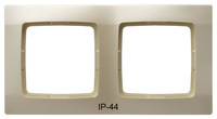 OSPEL KARO RH-2S/42 Ramka podwójna do łączników IP-44