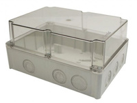 F-ELEKTRO F1.0240 Puszka BS 300x225x140 pokrywa przeźroczysta IP66