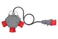 F-ELEKTRO F3.0643 Rozdzielacz POLYBOX wt 32/5, gn 3x32/5 +P 5x4-5m OPD