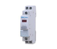 HAGER SVN452 Przycisk sterowniczy 1NO+NC LED czerwona Ith=16A 230VAC