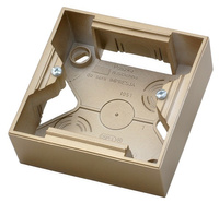 OSPEL IMPRESJA PNP-1Y/28 Puszka instalacyjna pojedyncza złoto