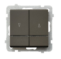 OSPEL SONATA ŁP-7RBS/m/40 Łącznik żaluzjowy podświetlany z blokadą