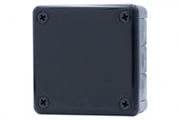 F-ELEKTRO F1.0313 Puszka H55-M 98x98x42 IP55 12-wylotowa czarna
