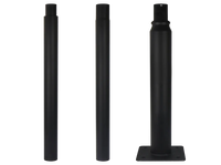 Składany słup oświetleniowy 3m czarny PRIME