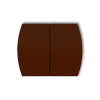 KARLIK produkty  uzupełniające 4KL-2 Klawisze podwójne do łączników TREND (komplet dwóch sztuk)