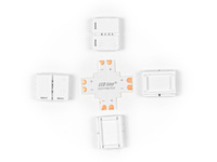 LED line® łącznik do taśm LED CLICK CONNECTOR kątowy 8 mm 2 PIN Typ +