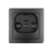 KARLIK DECO 11DG9P Gniazdo abonenckie RTV przelotowego 9dB