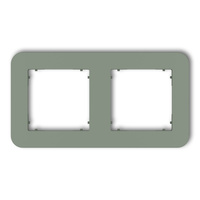 KARLIK MINI 61MRTZ-2 Ramka uniwersalna podwójna zaokrąglona z tworzywa