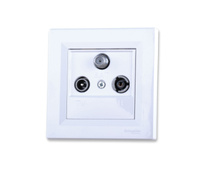 Schneider asfora eph3500121 gniazdo rtv-sat końcowowe 1db