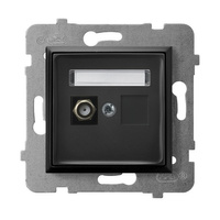 Ospel aria GPA-1UF/m/33 Gniazdo antenowe typu F pojedyncze