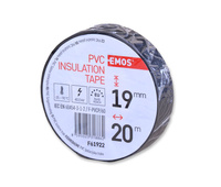 Emos f61922 taśma izolacyjna 19/20 pvc czarna