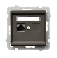 OSPEL SONATA GPK-1R/K6/m/40 Gniazdo komputerowe pojedyncze, kat. 6 MMC