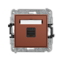 KARLIK ICON 63IGK-3 Mechanizm gniazda komputerowego pojedynczego 1xRJ45, kat. 6, 8-stykowy