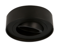 LED line® Oprawa wpuszczana okrągła ruchoma czarna ROLLO MIDI