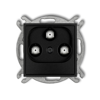 KARLIK ICON 12IGMV  Gniazdo multimedialne 3F DATA (Vectra)