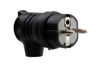 F-ELEKTRO Wtyczka gumowa NOVA kątowa - długa F6.0363