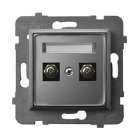 Ospel aria GPE-2U/m/70 Gniazdo ekwipotencjalne podwójne