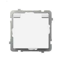 OSPEL SONATA Gniazdo pojedyncze z uziemieniem  IP-44 GPH-1RZ/m/00/w
