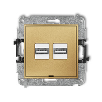 KARLIK MINI 29MCUSBBO-6  Ładowarka USB podwójna  2xUSB A