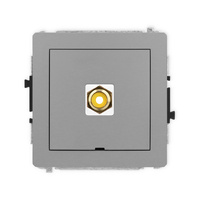 KARLIK DECO 27DGRCABO-1  Gniazdo pojedyńcze  RCA