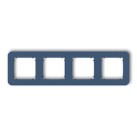 KARLIK MINI 64MRTZ-4 Ramka uniwersalna poczwórna zaokrąglona z tworzywa