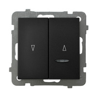 Ospel as ŁP-7GBS/m/33 Łącznik żaluzjowy z podświetleniem niebieskim z blokadą mechaniczną