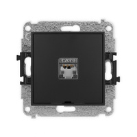 KARLIK MINI 12MGKBO-5  Gniazdo komputerowe pojedyńcze  1xRJ45