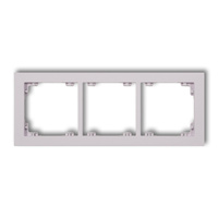 KARLIK DECO 41DR-3 Ramka uniwersalna potrójna z tworzywa DECO Pastel Matt