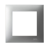 OSPEL SZAFIR R-1Z/18 Ramka pojedyncza srebro