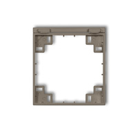 KARLIK produkty uzupełniające 49MRPB-1s Ramka pośrednia do gniazda bryzgoszczelnego z uziemineiem SCHUKO