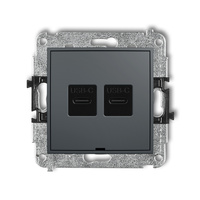 KARLIK ICON 28ICUSBBO-7  Ładowarka USB podwójna  2xUSB C