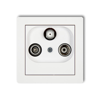 KARLIK DECO 25DGM  Gniazdo abonenckie RTV-SAT końcowego multimedialnego (Internet)