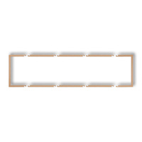 KARLIK prod. uzupełniające 8DRW-4 Ramka wypełniająca poczwórna DECO