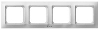 OSPEL IMPRESJA RH-4Y/00 Ramka poczwórna do łączników IP-44 biały