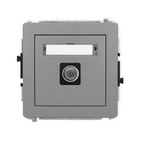 KARLIK DECO 27DGTV-1 Gniazdo antenowe pojedyńcze TV