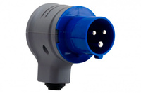 F-ELEKTRO F7.0105  Wtyczka przemysłowa kątowa obrotowa 16A 3p IP44 /FE/