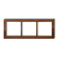 KARLIK DECO DRD-3E Ramka uniwersalna potrójne - drewno (orzech amerykański)