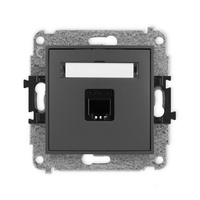 KARLIK MINI 28MGT-1  Gniazdo telefoniczne pojedyńcze  1xRJ11