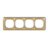 KARLIK DECO 29DRSO-4 Ramka uniwersalna poczwórna z tworzywa DECO Soft