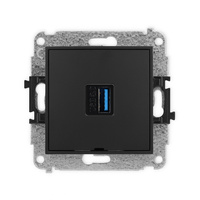 KARLIK ICON 12IGUSBBO-5 Mechamizm gniazda pojedynczego USB A-A 3.0