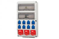 F-ELEKTRO F3.0818  Rozdzielnica CAJA 26M 2x16/5, 32/5, 8x230V