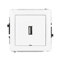 KARLIK DECO DGUSBBO-1  Gniazdo pojedyńcze  USB A-A 2.0