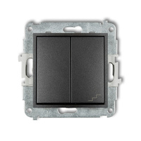 KARLIK MINI 11MWP-10.1 Łącznik jednobiegunowy ze schodowym (wspólne zasilanie)